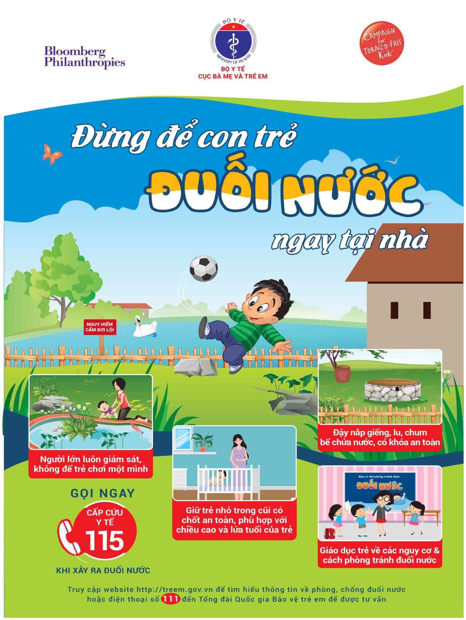 Phòng chống đuối nước trẻ em