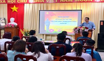 Hội nghị quán triệt các Nghị quyết Hội nghị  lần thứ tám Ban Chấp hành Trung ương Đảng (khóa XIII) và chuyên đề học tập, làm theo tư tưởng, đạo đức, phong cách Hồ Chí Minh năm 2024